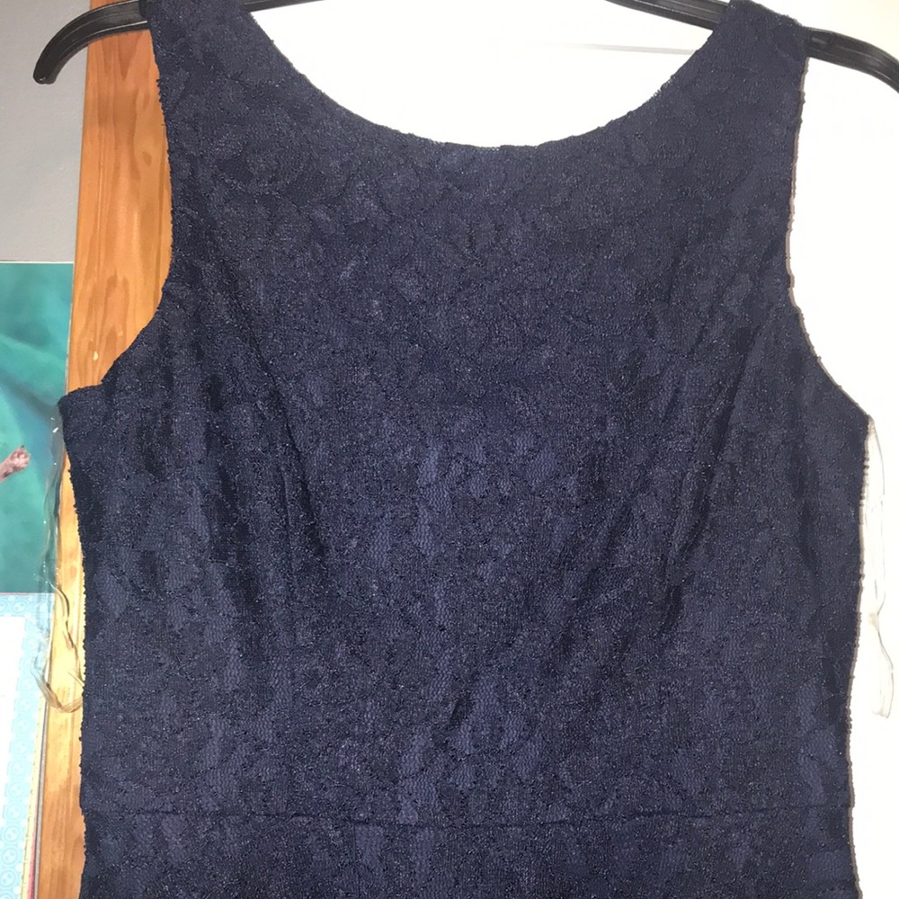 Navy blue dress